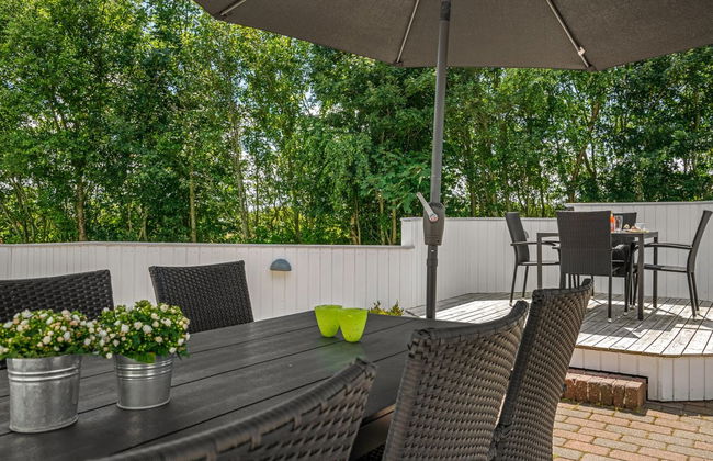 Casa de 4 quartos em Hemmet com piscina privada e terraço - Foto 10