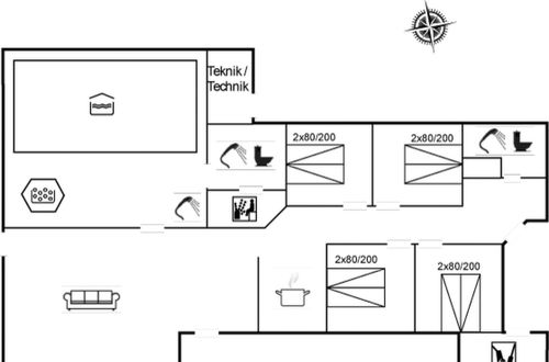 Foto 40 - Casa de 4 quartos em Hemmet com piscina privada e terraço