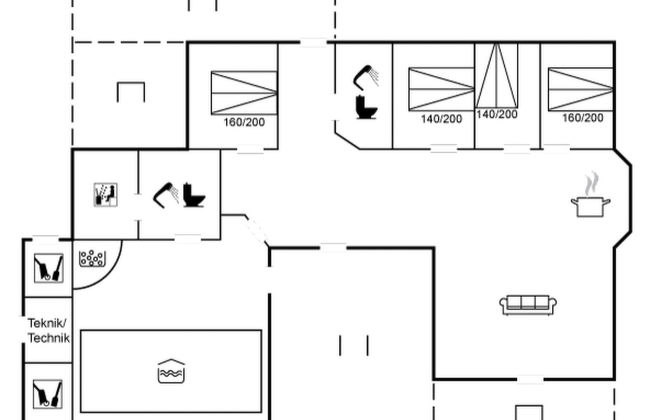 Casa de 4 quartos em Elsestræer com piscina privada e terraço - Foto 2