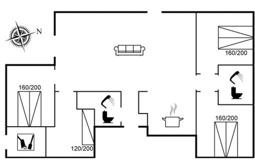 Photo 2 - Maison de 4 chambres à Saltum avec terrasse