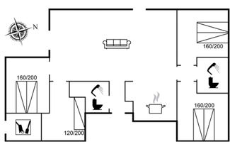 Photo 2 - Maison de 4 chambres à Saltum avec terrasse