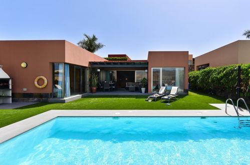 Photo 1 - Maison de 2 chambres à San Bartolomé de Tirajana avec piscine privée et vues à la mer