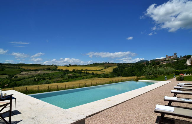 Apartamento de 3 quartos em San Casciano dei Bagni com piscina e jardim - Foto 26