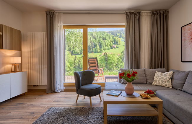 Apartamento de 1 quarto em Pec pod Sněžkou com jardim e terraço - Foto 10