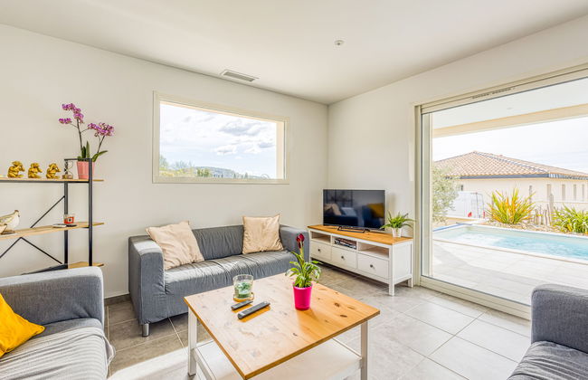 Casa de 4 quartos em Goudargues com piscina privada e jardim - Foto 15