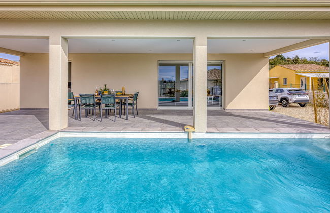 Casa de 4 quartos em Goudargues com piscina privada e jardim - Foto 6
