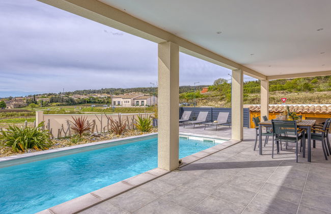 Casa de 4 quartos em Goudargues com piscina privada e jardim - Foto 4