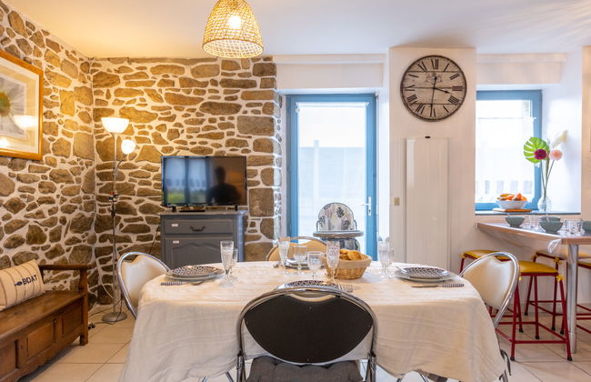 Casa de 3 quartos em Saint-Coulomb com terraço - Foto 9
