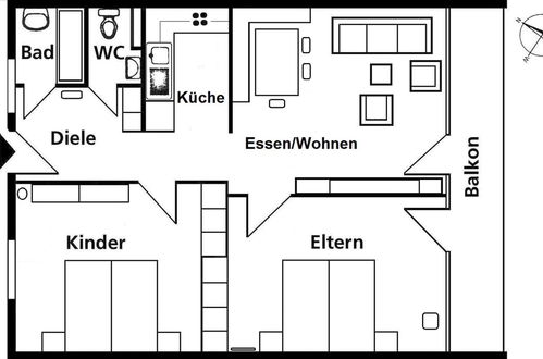 Foto 24 - Apartment mit 2 Schlafzimmern in Vaz/Obervaz