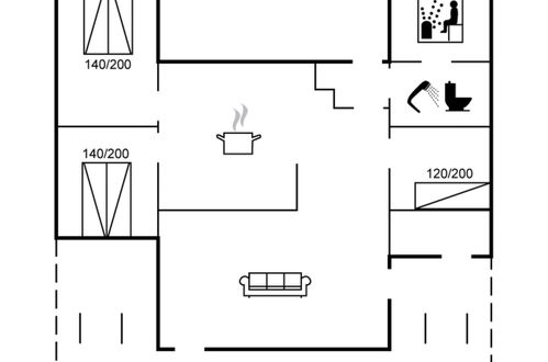 Foto 18 - Casa con 3 camere da letto a Klitmøller con terrazza e sauna