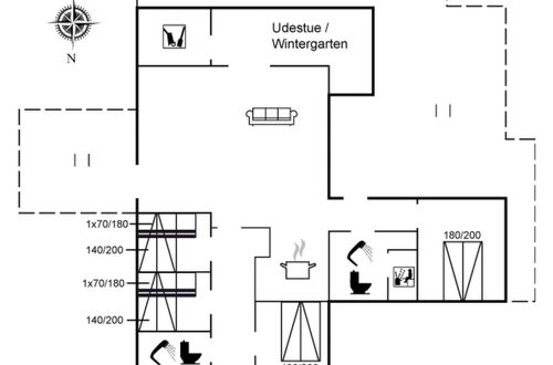 Foto 2 - Haus mit 4 Schlafzimmern in Stenodden mit terrasse und sauna