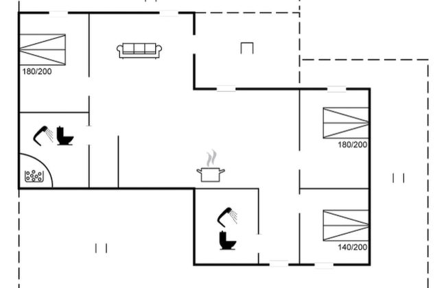 Casa de 3 quartos em Rødvig Stevns com terraço - Foto 20