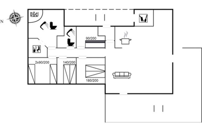 Haus mit 4 Schlafzimmern in Bindslev mit terrasse und sauna - Foto 2