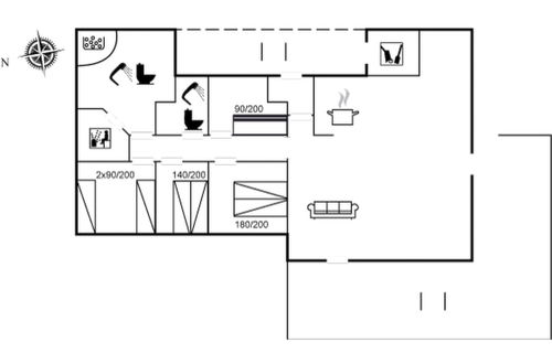 Photo 2 - Maison de 4 chambres à Bindslev avec terrasse et sauna