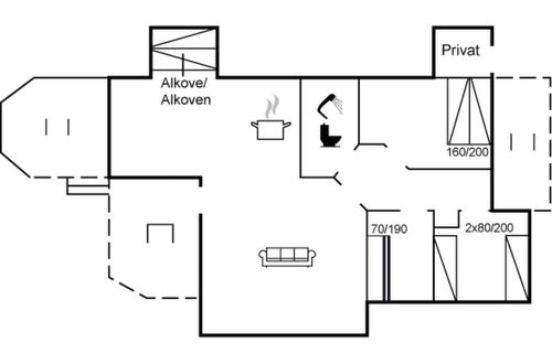 Foto 2 - Casa con 3 camere da letto a Skals con terrazza