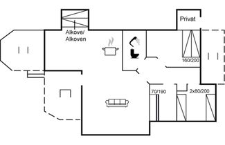 Foto 2 - Casa con 3 camere da letto a Skals con terrazza