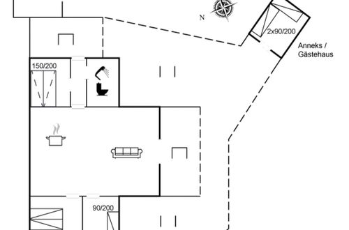 Foto 2 - Casa de 3 quartos em Hals com terraço