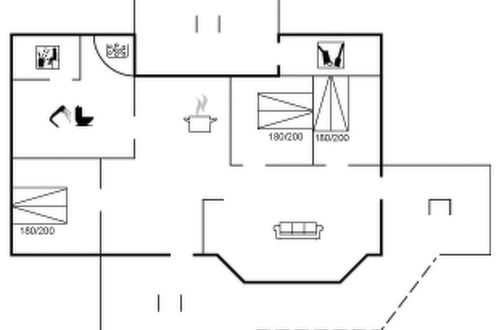 Foto 24 - Casa de 3 quartos em Jerup com terraço e sauna