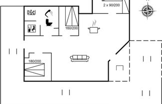 Foto 2 - Casa de 3 quartos em Hals com terraço e sauna