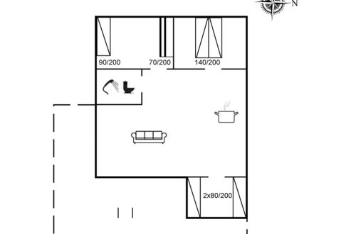 Foto 2 - Casa de 3 quartos em Tranekær com terraço