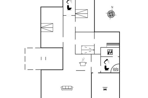 Foto 22 - Casa con 4 camere da letto a Aars con terrazza e sauna