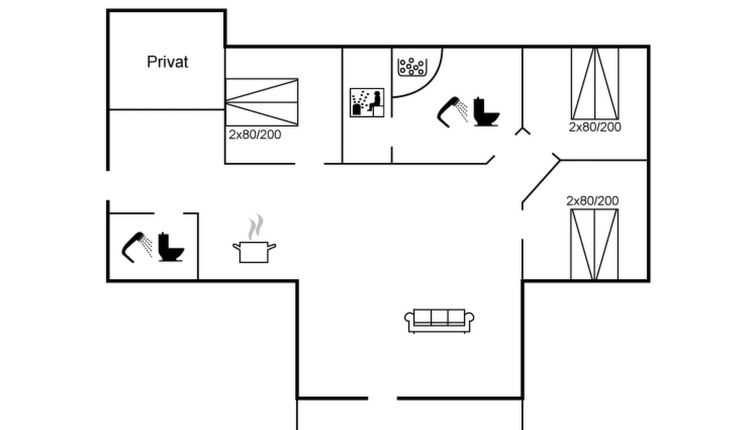Foto 1 - Haus mit 3 Schlafzimmern in Oksbøl mit terrasse und sauna