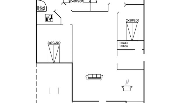 Casa de 4 quartos em Fjerritslev com terraço e sauna - Foto 2