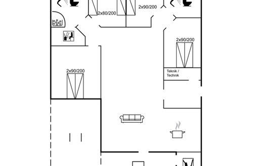 Foto 2 - Haus mit 4 Schlafzimmern in Fjerritslev mit terrasse und sauna