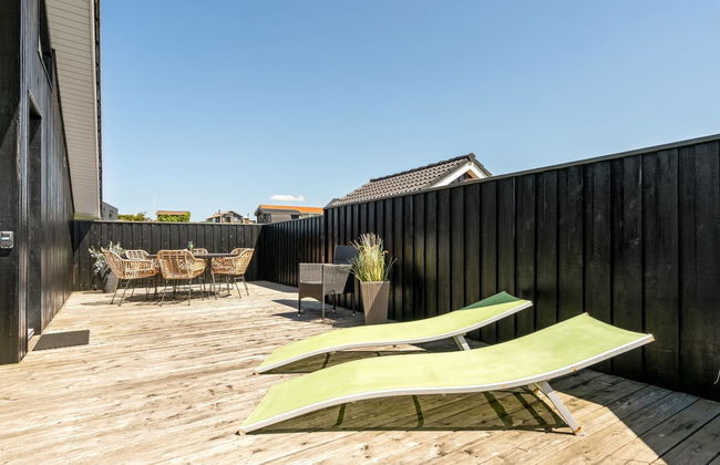 Casa de 3 quartos em Vinderup com terraço e sauna - Foto 16
