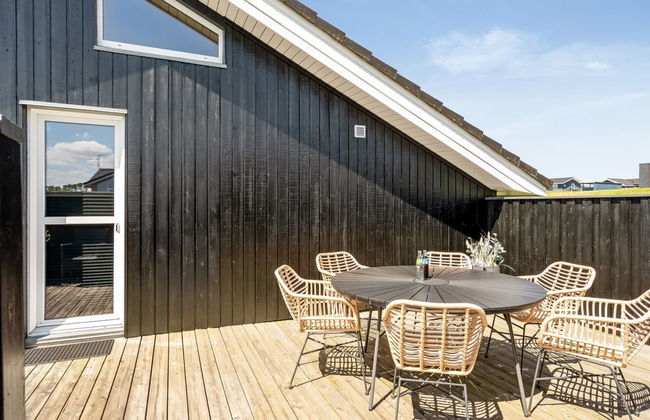 Casa de 3 quartos em Vinderup com terraço e sauna - Foto 17