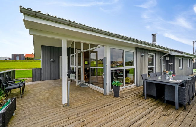 Casa de 3 quartos em Vinderup com terraço e sauna - Foto 35