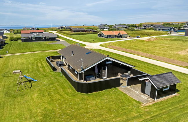 Casa de 3 quartos em Vinderup com terraço e sauna - Foto 14