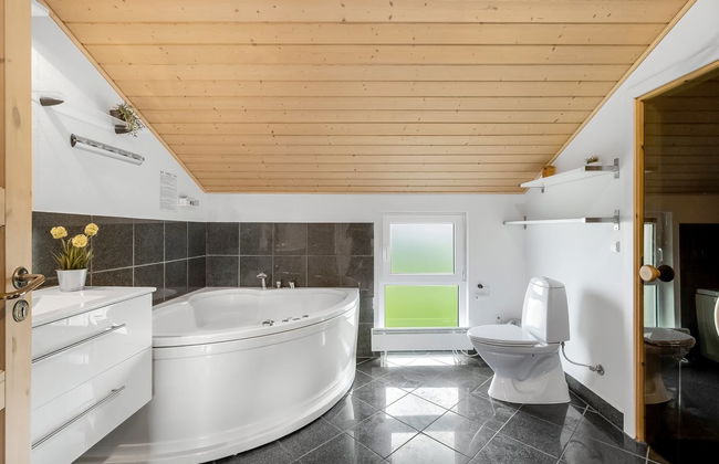 Casa de 3 quartos em Vinderup com terraço e sauna - Foto 25