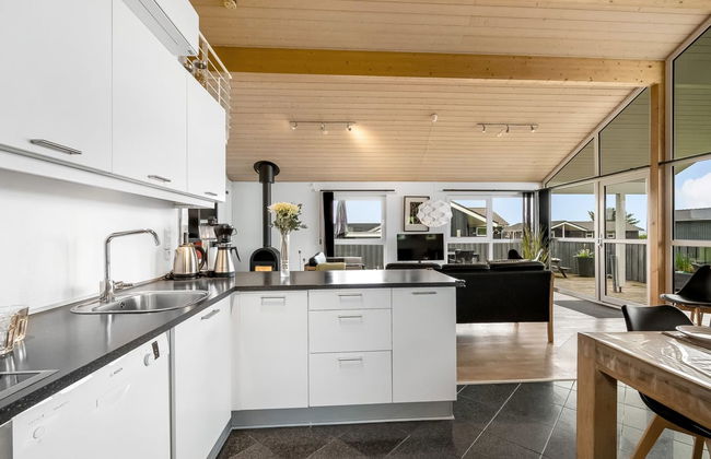 Casa de 3 quartos em Vinderup com terraço e sauna - Foto 30