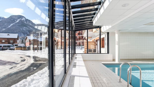 Apartment mit 2 Schlafzimmern in Le Monêtier-les-Bains mit schwimmbad und sauna - Foto 2