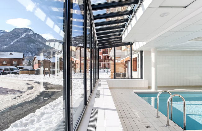 Apartment mit 2 Schlafzimmern in Le Monêtier-les-Bains mit schwimmbad und sauna - Foto 2