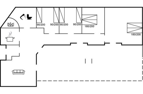 Foto 2 - Casa de 4 quartos em Vejers Strand com terraço