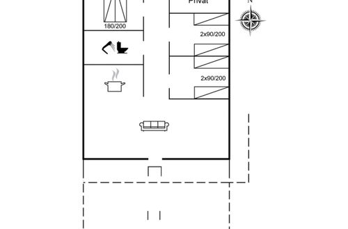 Foto 20 - Casa con 3 camere da letto a Rømø con terrazza