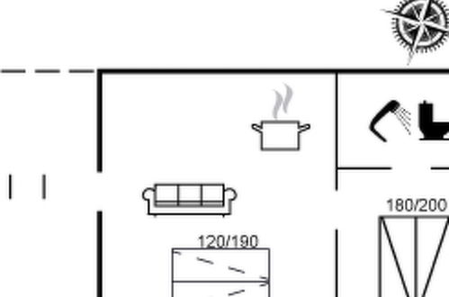 Foto 11 - Apartamento de 1 quarto em Væggerløse com terraço