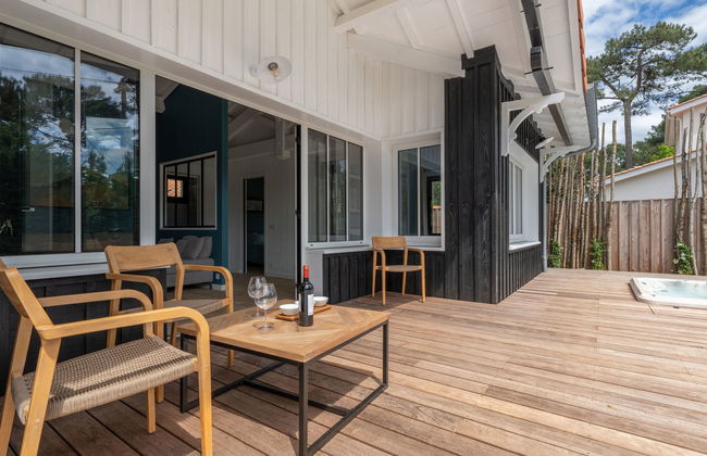 Casa de 3 quartos em Lacanau com jardim e terraço - Foto 3