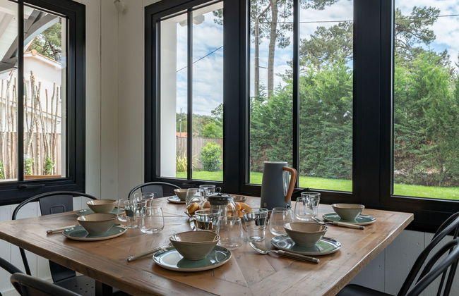 Casa de 3 quartos em Lacanau com jardim e terraço - Foto 8