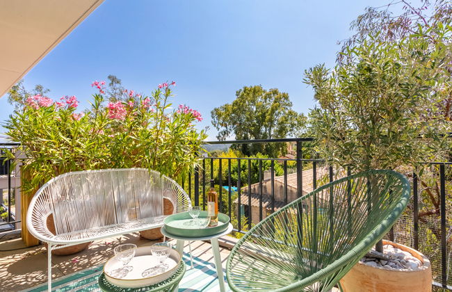 Appartamento con 2 camere da letto a Bormes-les-Mimosas con piscina e giardino - Foto 1