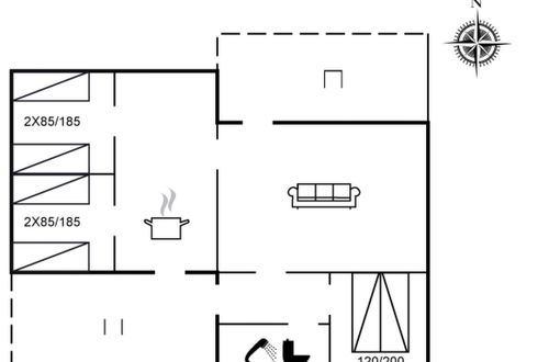 Photo 2 - Maison de 3 chambres à Brovst avec terrasse