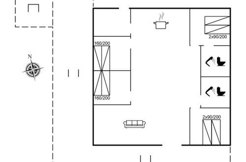 Photo 6 - Maison de 4 chambres à Spøttrup avec terrasse