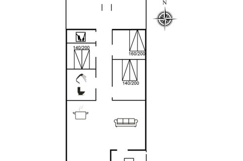 Photo 2 - Maison de 3 chambres à Skjern avec terrasse
