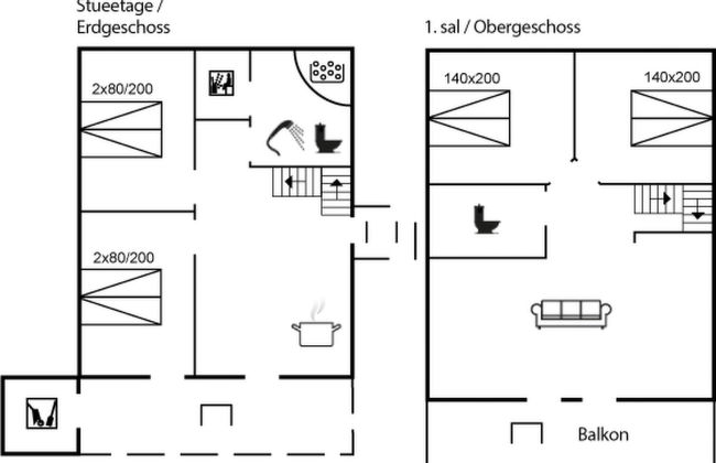 Casa de 4 quartos em Gråsten com terraço e sauna - Foto 22