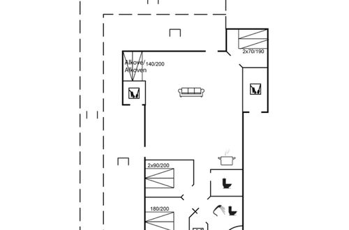 Photo 2 - Maison de 3 chambres à Hals avec terrasse et sauna