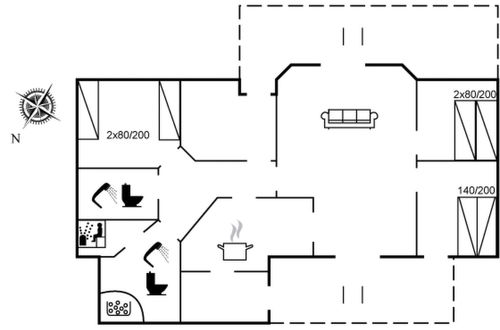 Photo 22 - Maison de 3 chambres à Harrerenden avec terrasse et sauna