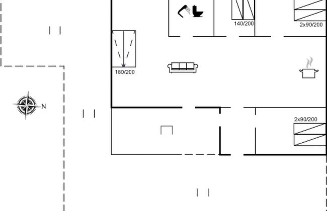 Haus mit 3 Schlafzimmern in Frøstrup mit terrasse - Foto 2