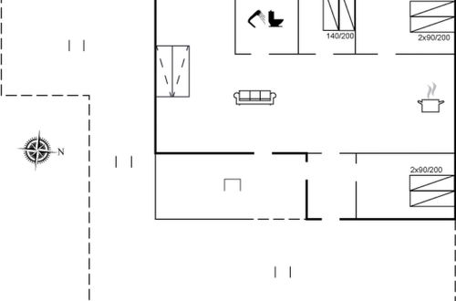 Foto 30 - Casa con 3 camere da letto a Frøstrup con terrazza